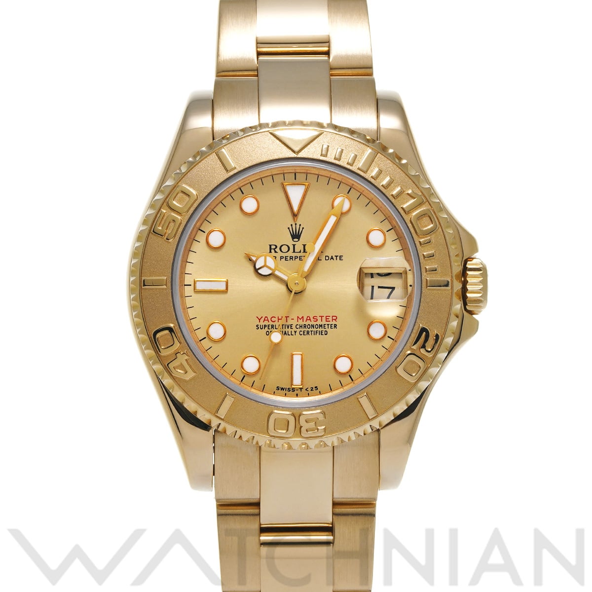 ロレックス ヨットマスター 34 68628 シャンパン ユニセックス 時計 【中古】【wristwatch】