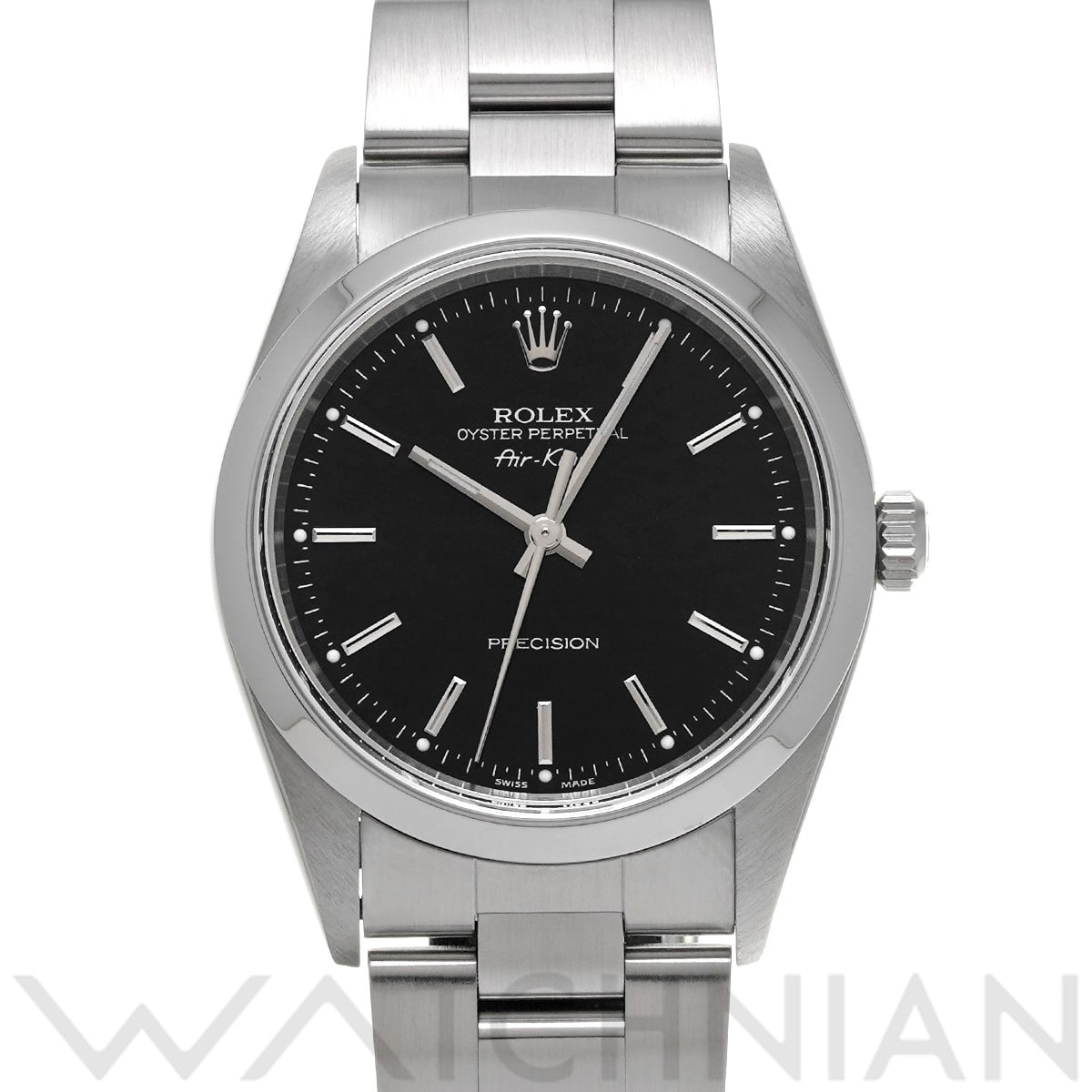 ロレックス エアキング 14000M ブラック メンズ 時計 【中古】【wristwatch】