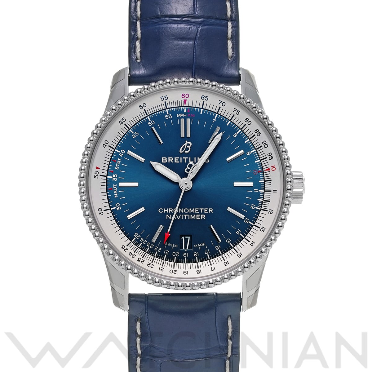 ブライトリング ナビタイマー オートマチック 38 A17325211C1P1 ブルー メンズ 時計 【中古】【wristwatch】