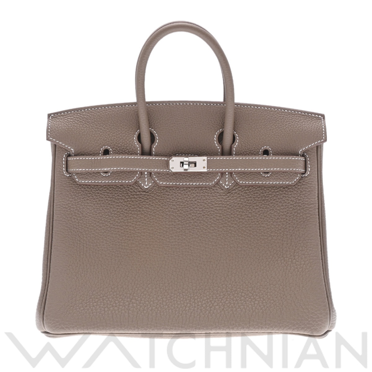 エルメス バーキン 25 エトゥープ/パラジウム金具 トゴ レディース バッグ 【未使用】【bag】