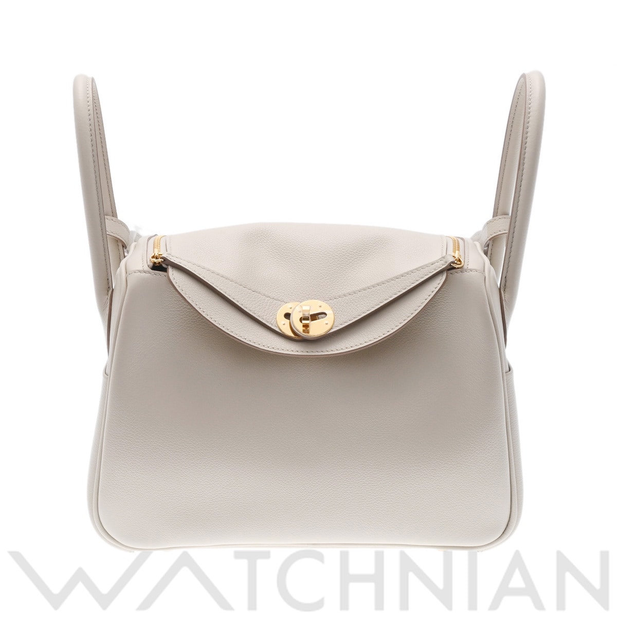 エルメス リンディ 26 ベトン/ゴールド金具 エバーカラー レディース バッグ 【新品】【bag】