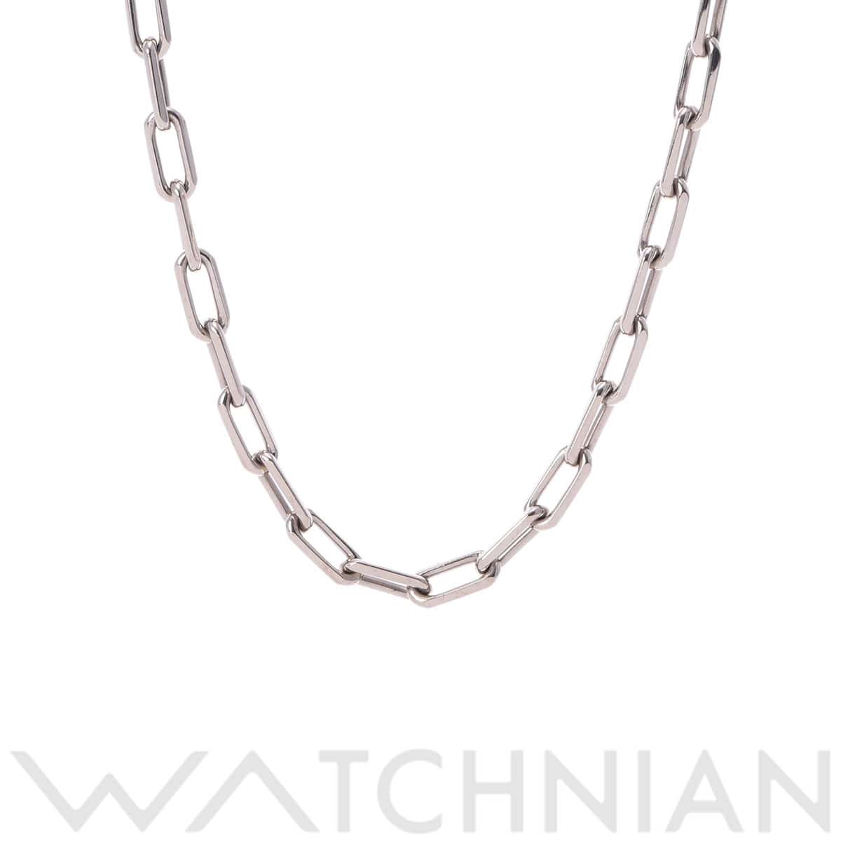 カルティエ サントスネックレス LM シルバー K18ホワイトゴールド WG レディース ジュエリー 【中古】【jewelry】