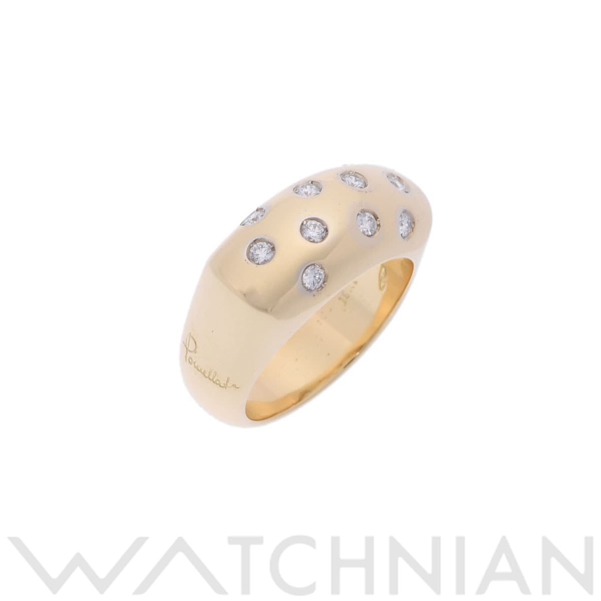 ポメラート ダイヤリング #16 ゴールド K18イエローゴールド YG レディース ジュエリー 【中古】【jewelry】