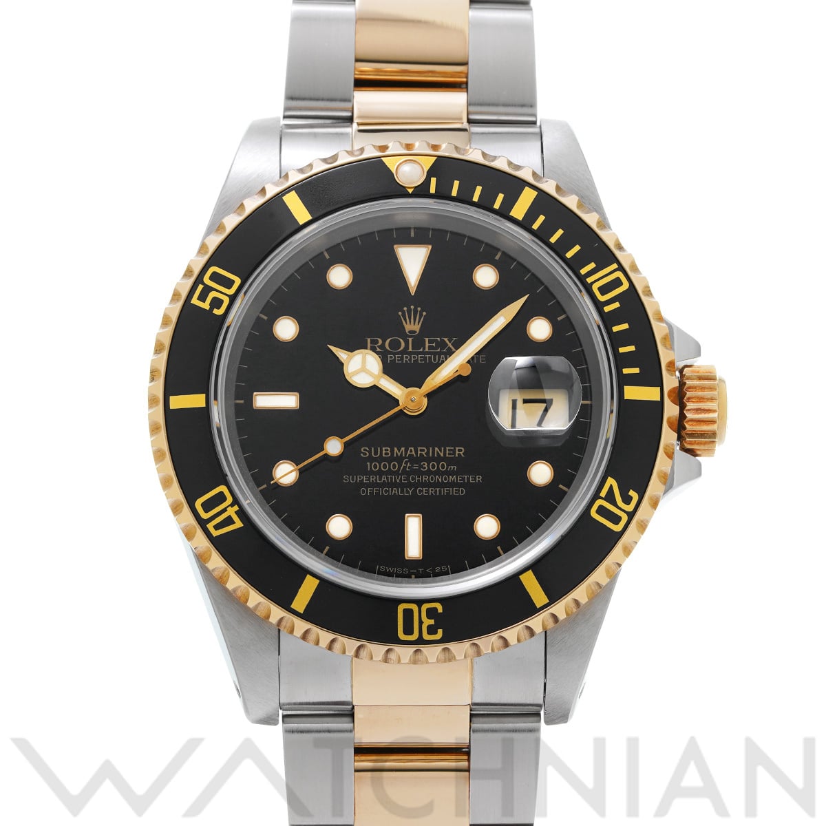 ロレックス サブマリーナ デイト 16613 ブラック メンズ 時計 【中古】【wristwatch】