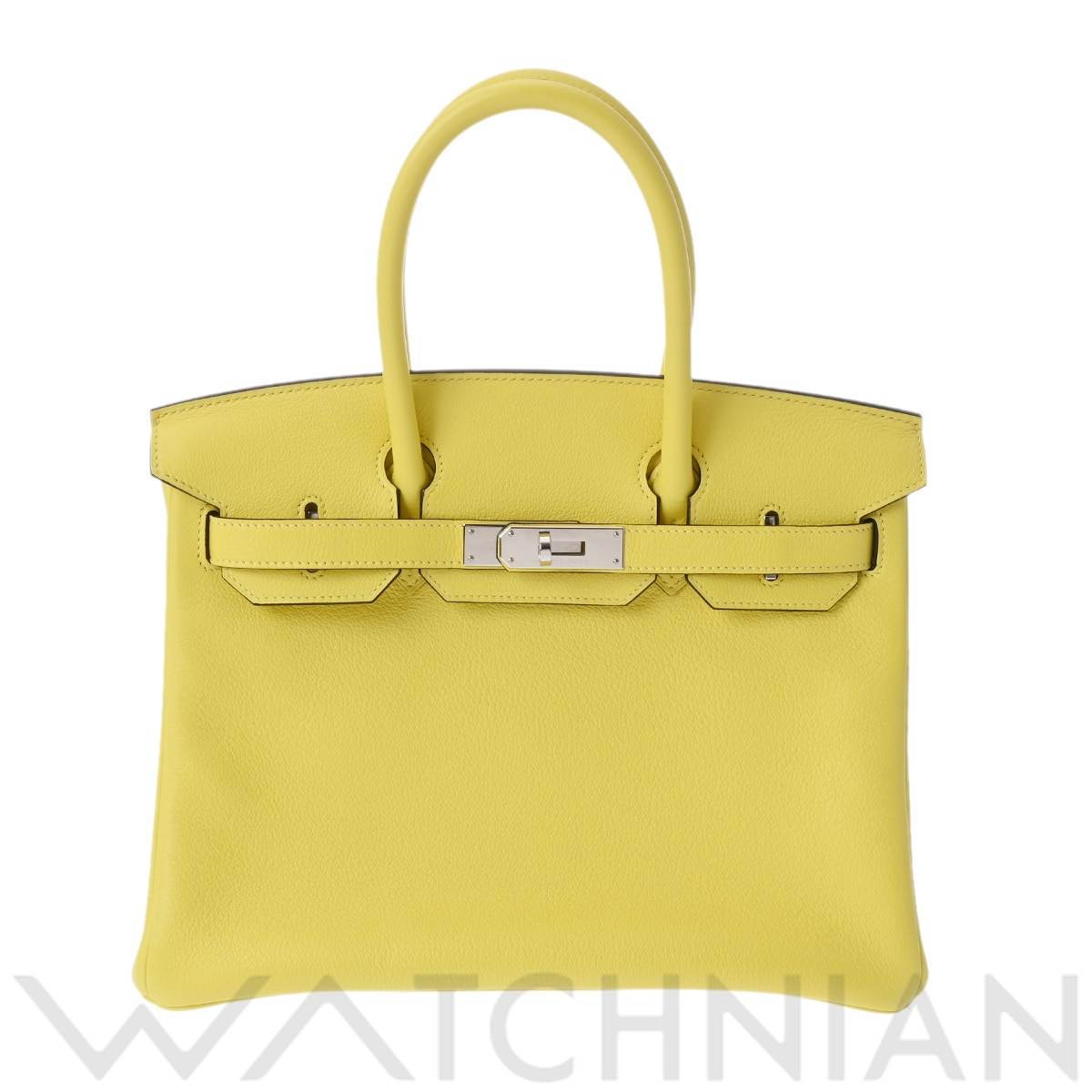 エルメス バーキン 30 ライム/パラジウム金具 トリヨンノビーヨ レディース バッグ 【中古】【bag】