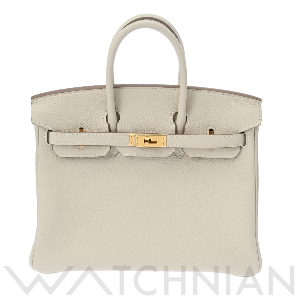 エルメス バーキン 25 クレ/ゴールド金具 トゴ レディース バッグ 【未使用】【bag】