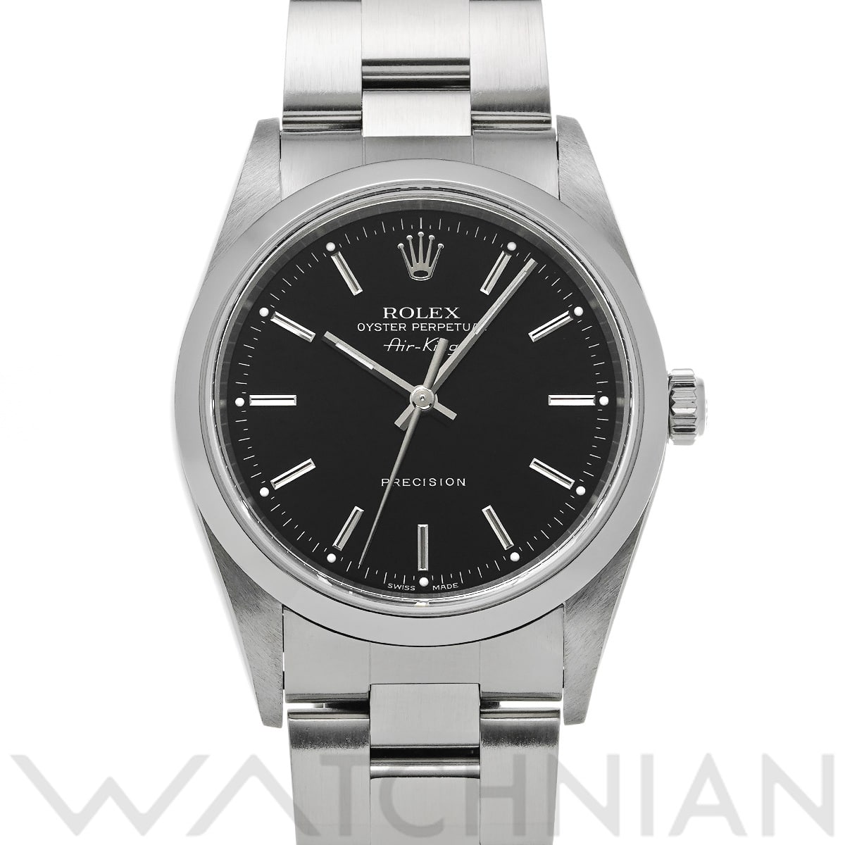 ロレックス エアキング 14000M ブラック メンズ 時計 【中古】【wristwatch】
