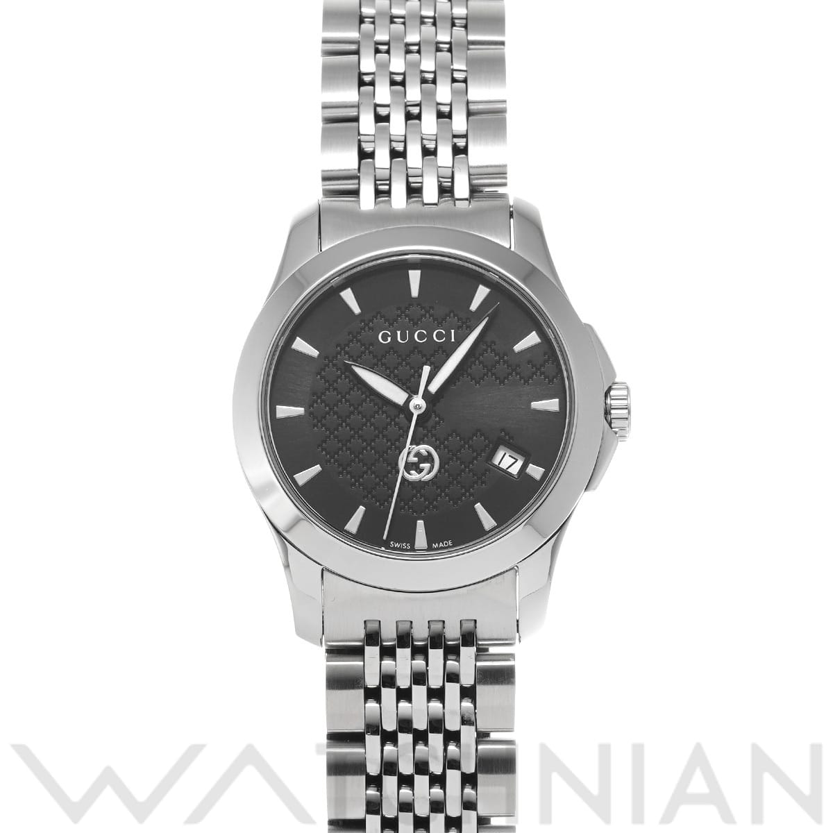 グッチ Gタイムレス YA1265006 ブラック レディース 時計 【中古】【wristwatch】