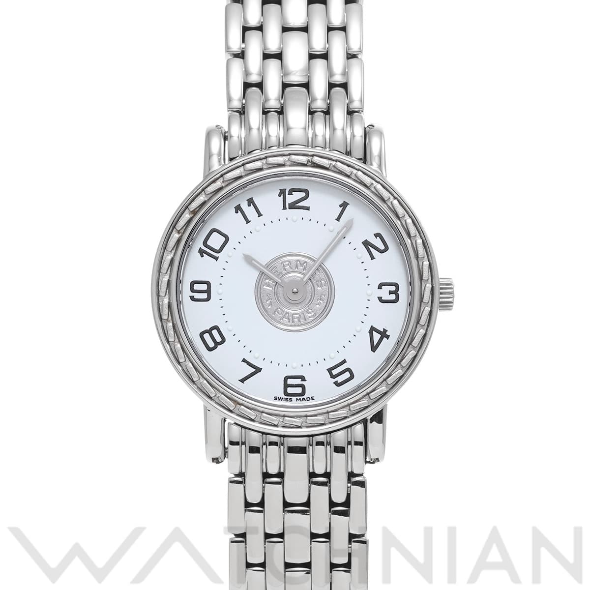 エルメス セリエ SE4.210.180/4117 ホワイト レディース 時計 【中古】【wristwatch】