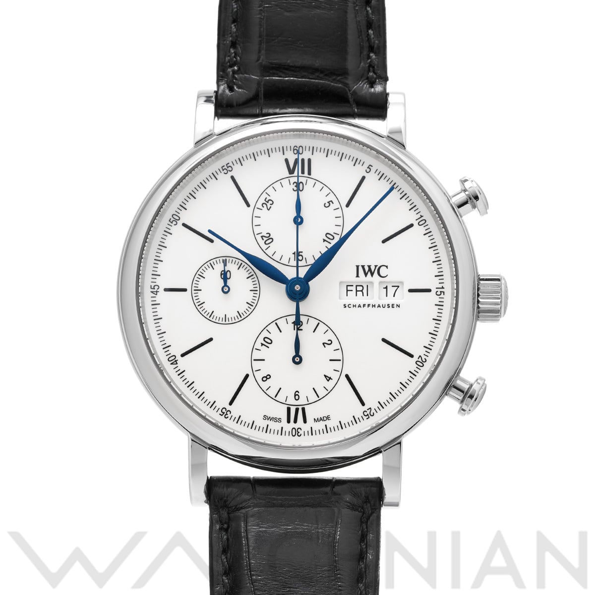 IWC ポートフィノ クロノグラフ 150イヤーズ IW391024 ホワイト メンズ 時計 【中古】【wristwatch】