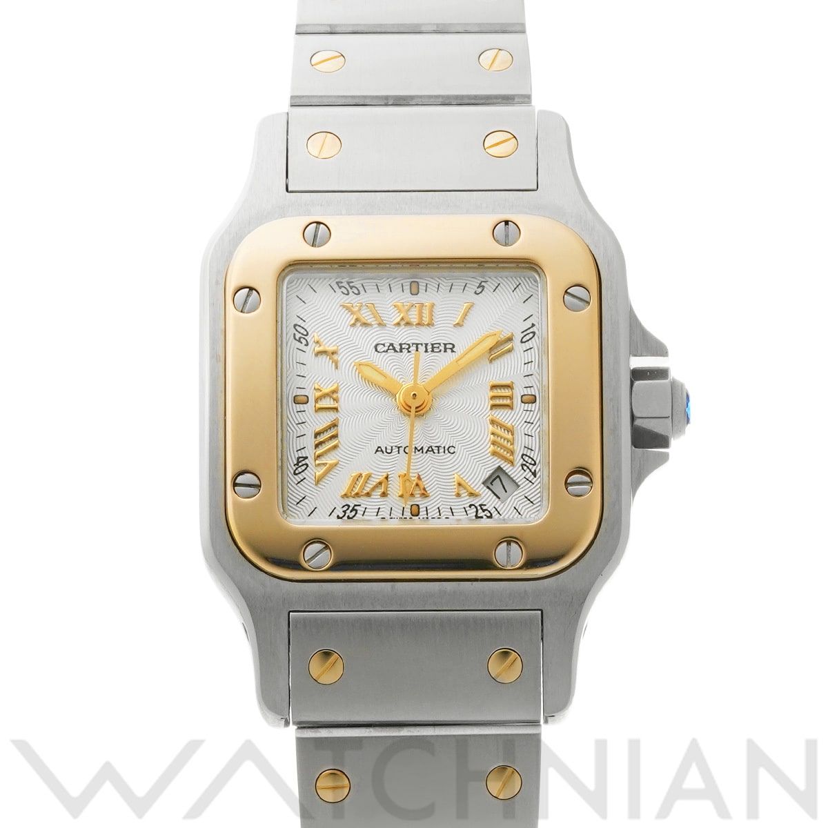 カルティエ サントス ガルベ SM W20045C4 シルバー レディース 時計 【中古】【wristwatch】