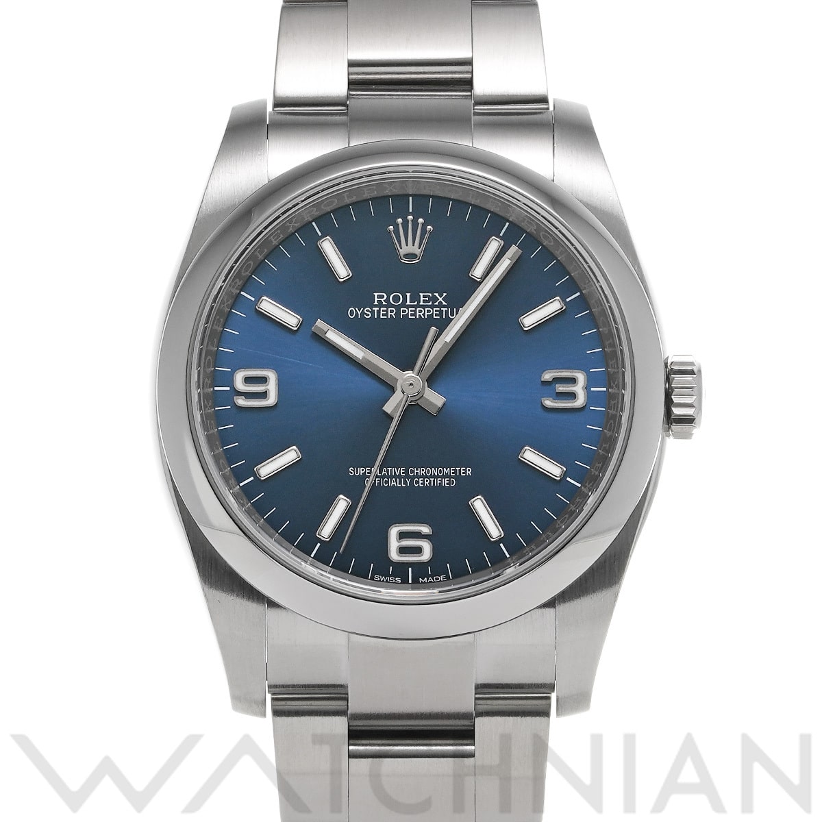 ロレックス オイスターパーペチュアル 36 116000 ブルー メンズ 時計 【中古】【wristwatch】