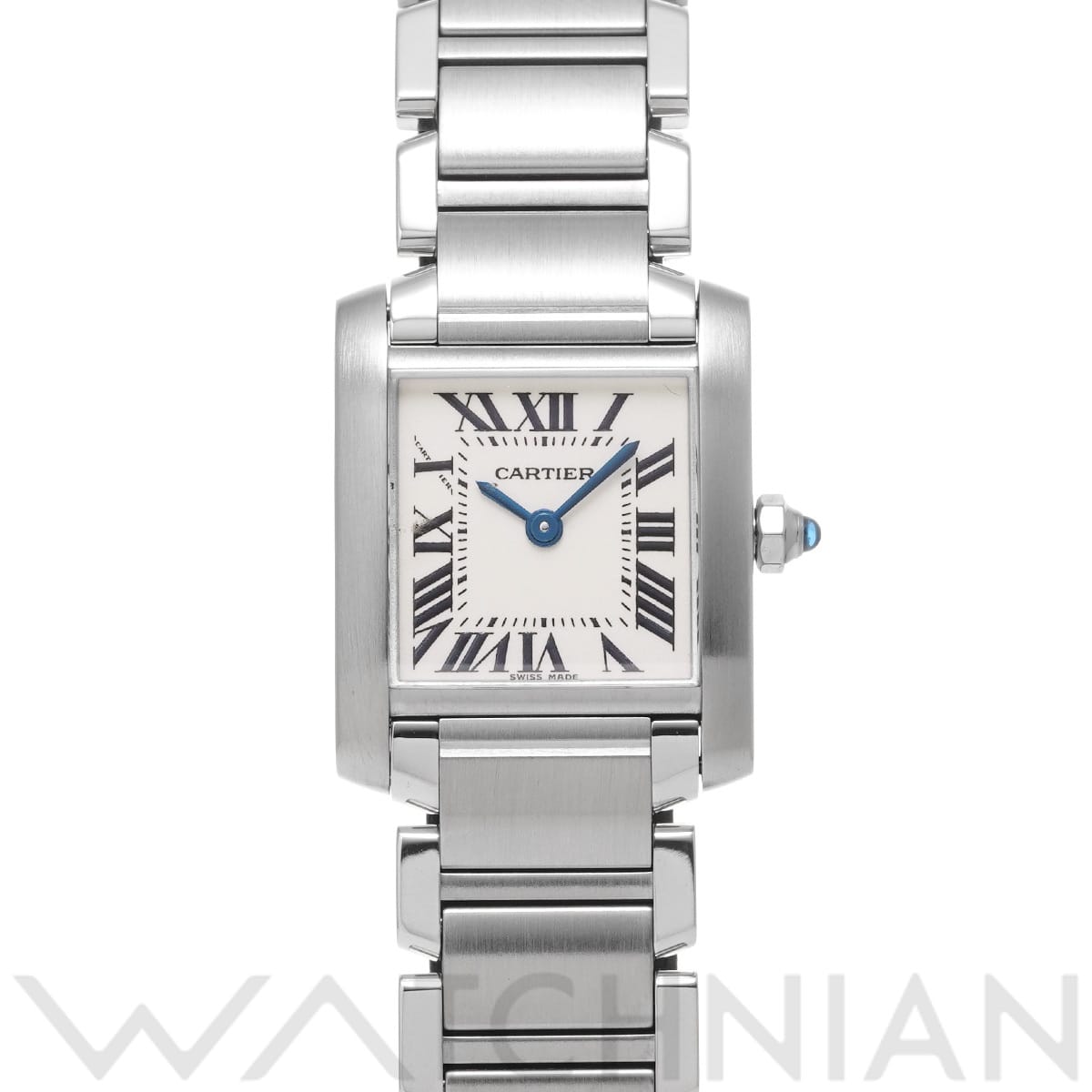 カルティエ タンクフランセーズ SM　 W51008Q3 シルバー レディース 時計 【中古】【wristwatch】
