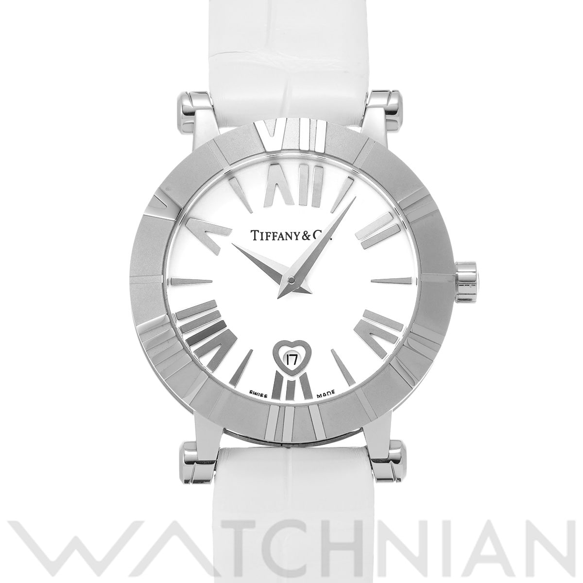 ティファニー アトラス Z1300.11.11A20A71A ホワイト レディース 時計 【中古】【wristwatch】
