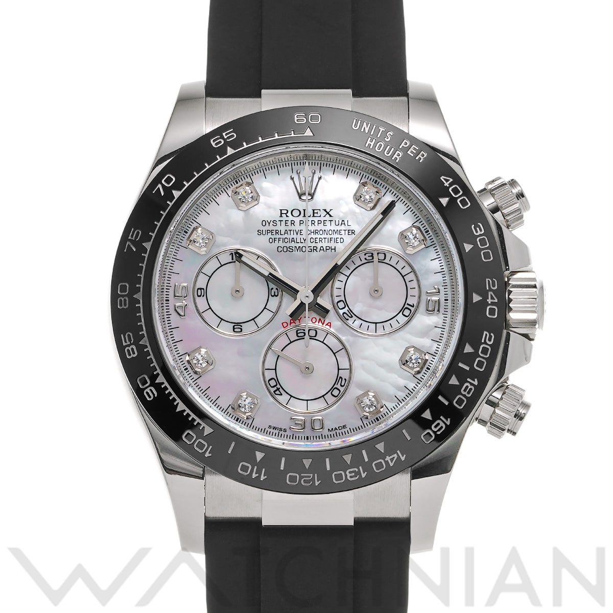 ロレックス コスモグラフ デイトナ 116519LNNG ホワイトシェル/ダイヤモンド メンズ 時計 【中古】【wristwatch】