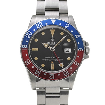 ロレックス GMTマスター 16750 ブラック メンズ 時計 【中古】【wristwatch】