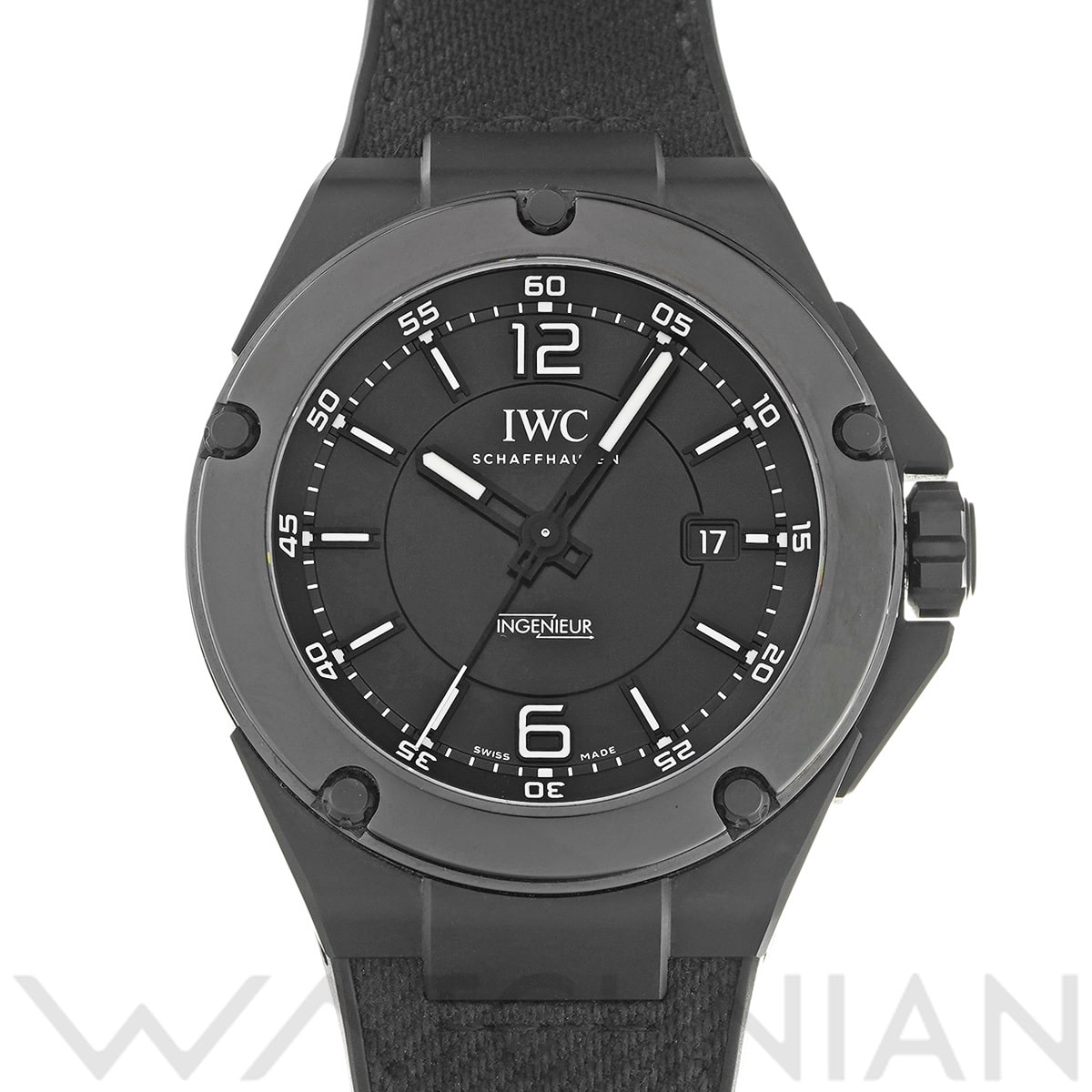 IWC インヂュニア オートマティック AMG ブラックシリーズ・セラミック IW322503 ブラック メンズ 時計 【中古】【wristwatch】