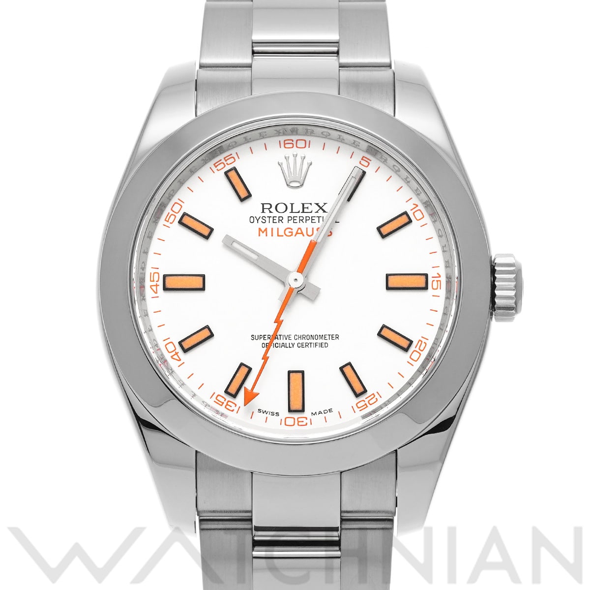 ロレックス ミルガウス 116400 ホワイト メンズ 時計 【中古】【wristwatch】