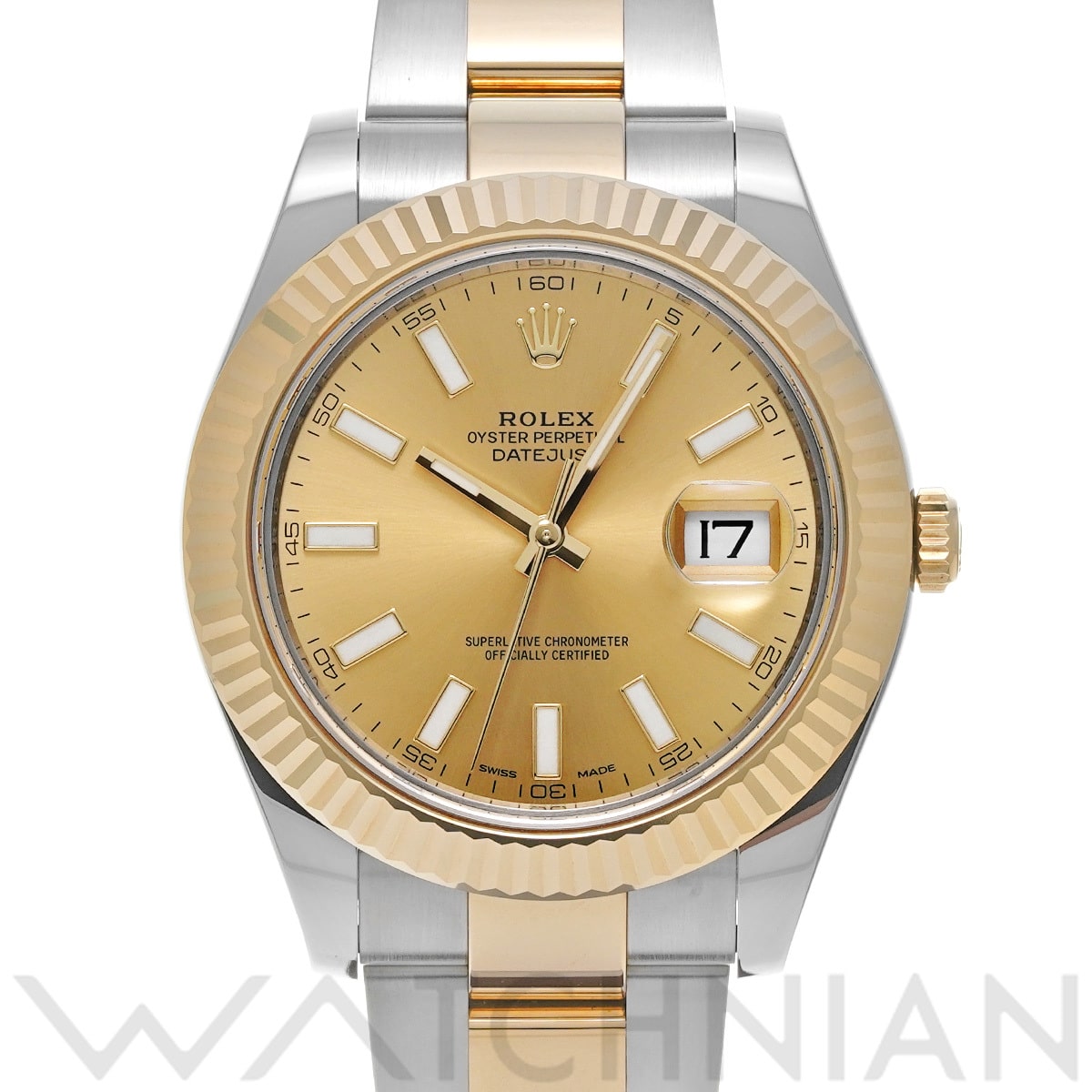 ロレックス デイトジャストII 116333 シャンパン メンズ 時計 【中古】【wristwatch】