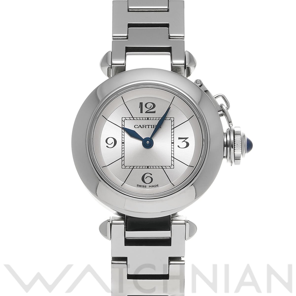 カルティエ ミスパシャ W3140007 シルバー レディース 時計 【中古】【wristwatch】