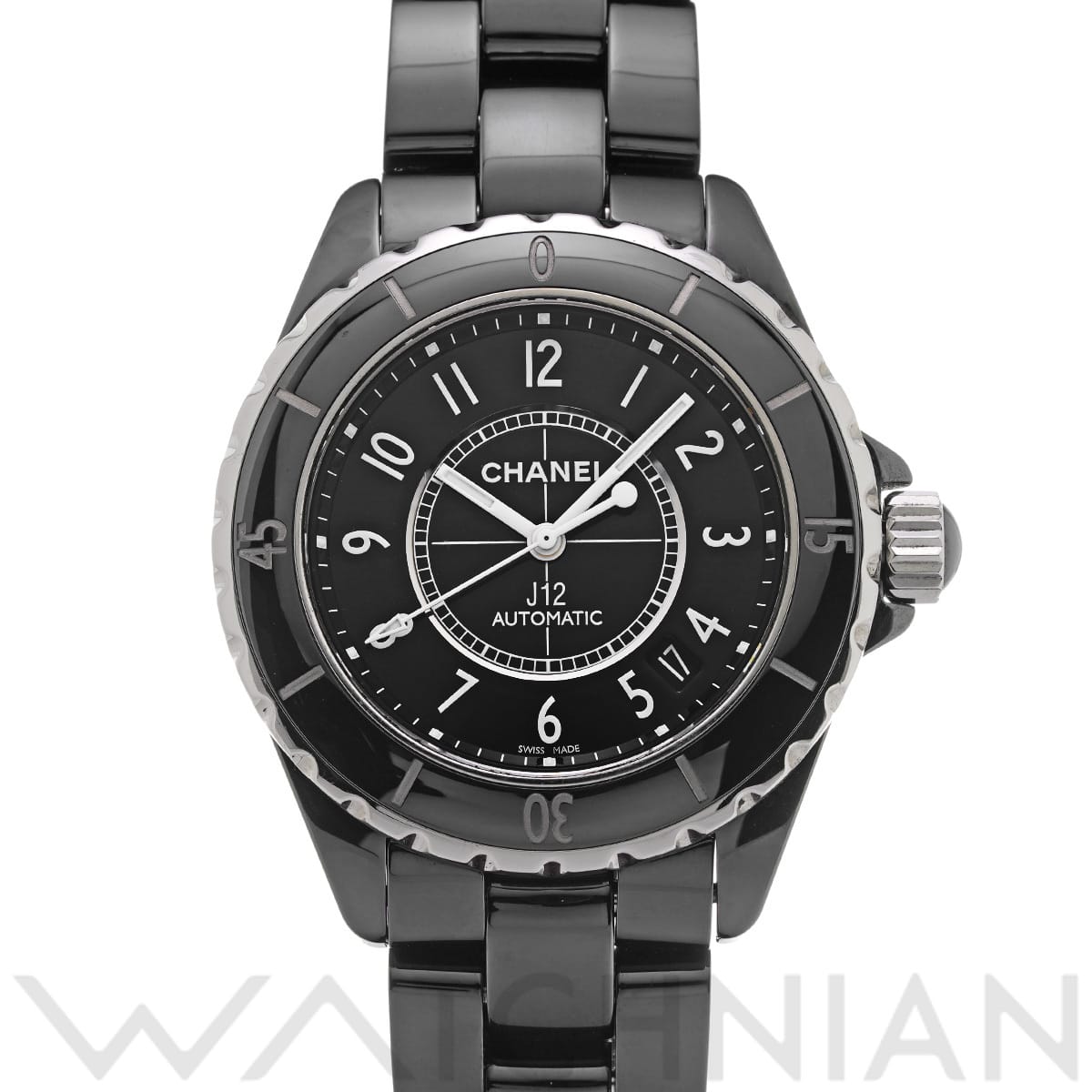 シャネル J12 38MM H0685 ブラック メンズ 時計 【中古】【wristwatch】