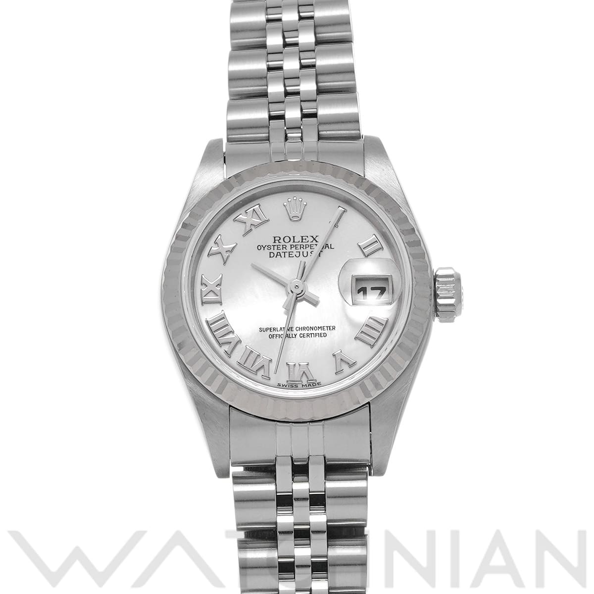 ロレックス デイトジャスト  79174NR ホワイトシェル レディース 時計 【中古】【wristwatch】
