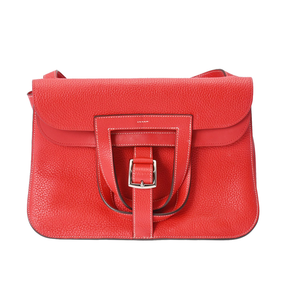 エルメス アルザン 31 ルージュカザック/パラジウム金具 トリヨンクレマンス レディース バッグ 【中古】【bag】