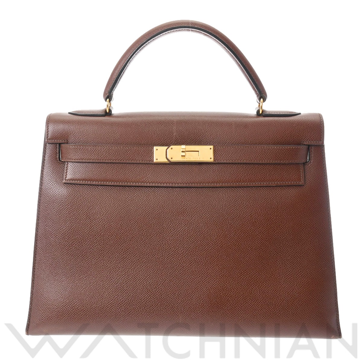 エルメス ケリー 32 外縫い 2WAY ブラウン クシュベル レディース バッグ 【中古】【bag】