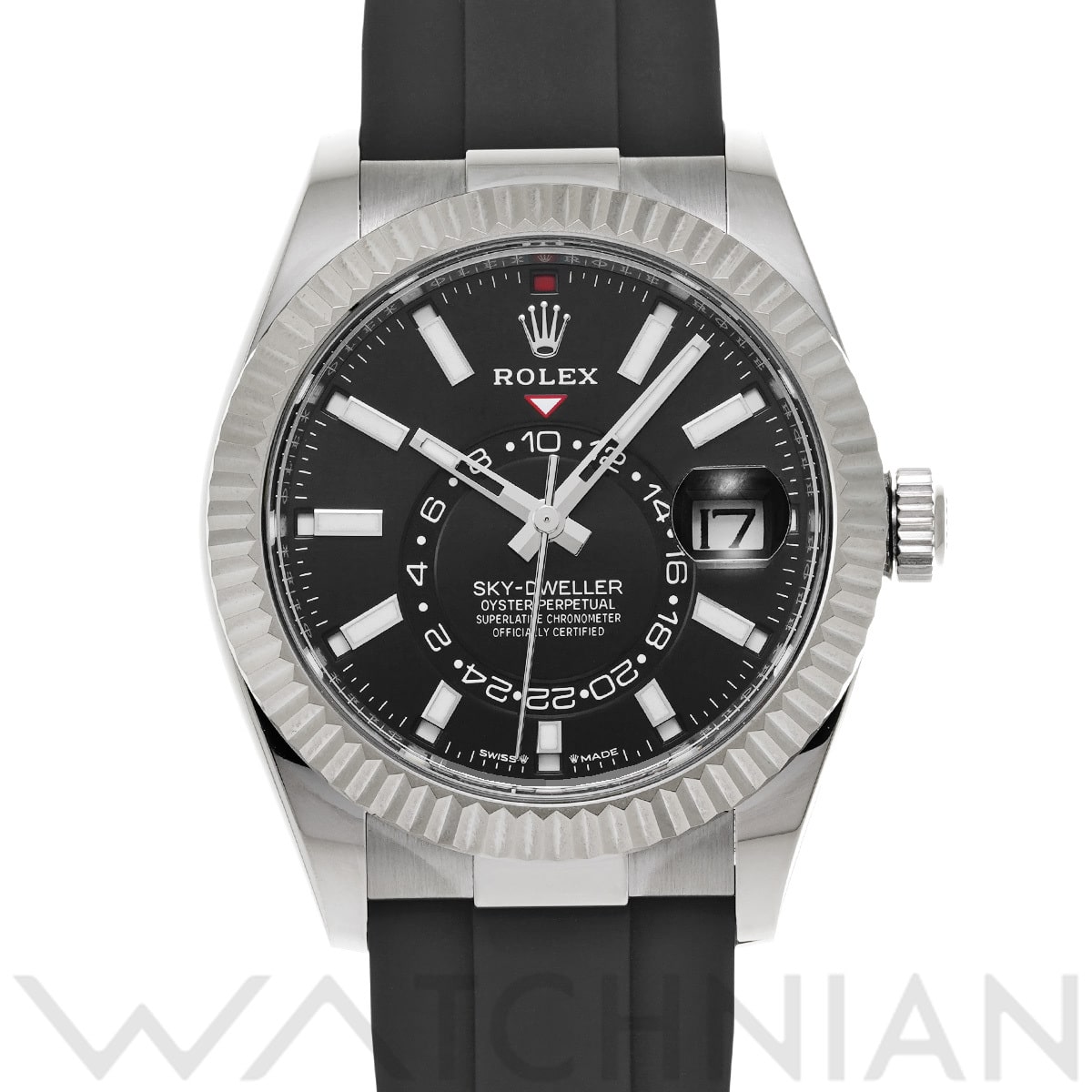 ロレックス スカイドゥエラー 336239 ブラック メンズ 時計 【中古】【wristwatch】