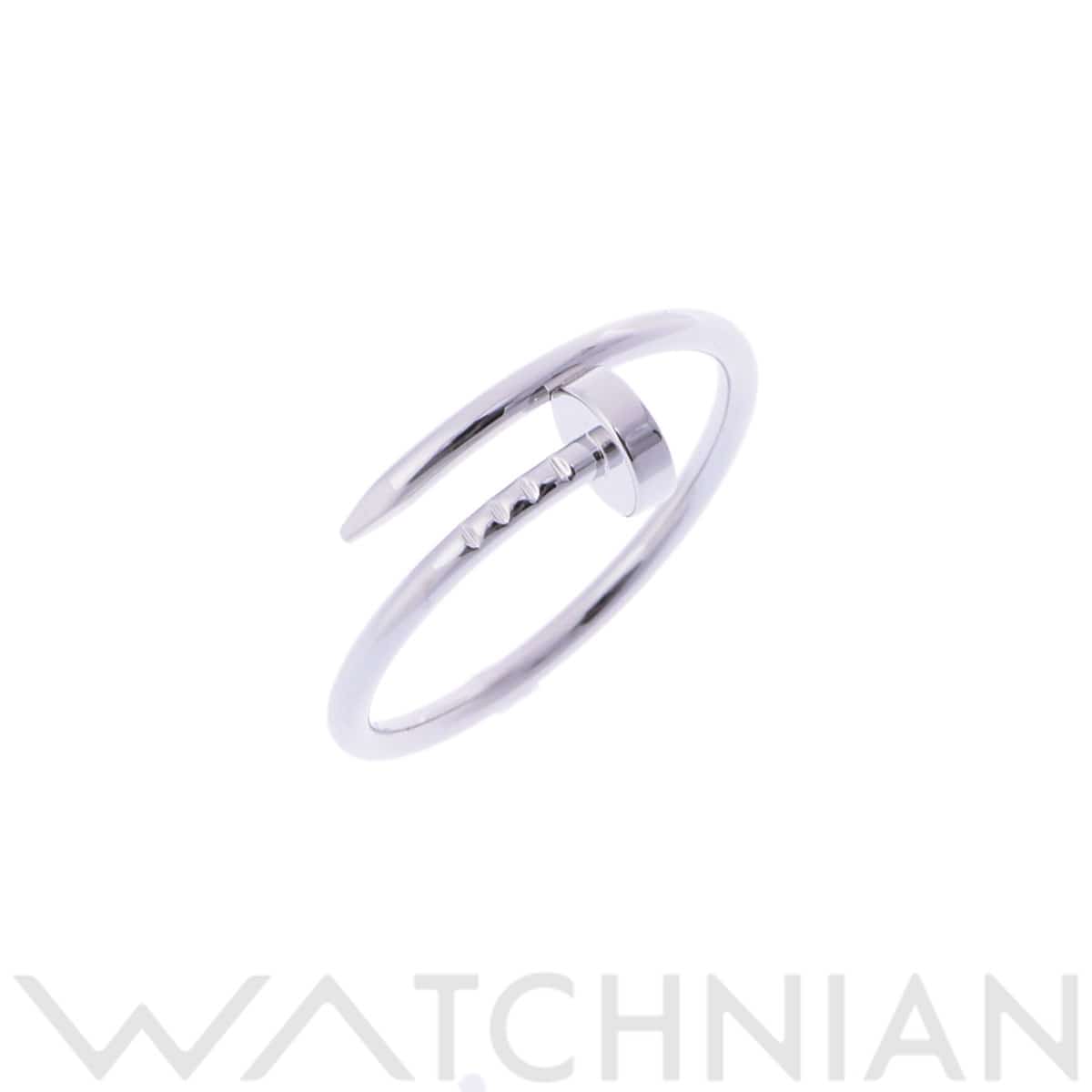 カルティエ ジュストアンクルリング SM #59 シルバー K18ホワイトゴールド WG レディース ジュエリー 【中古】【jewelry】