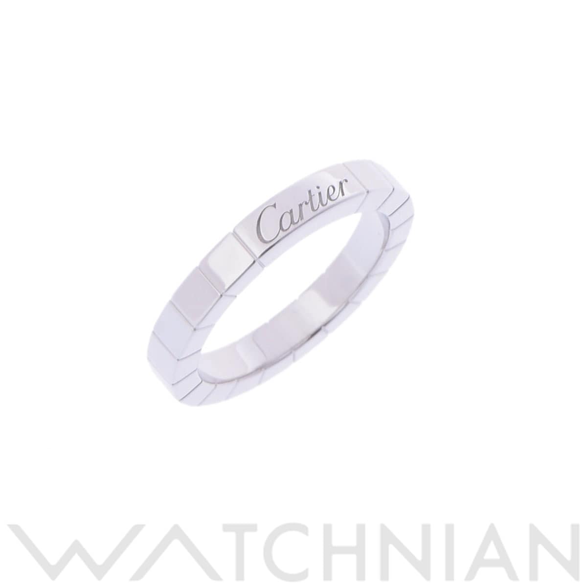 カルティエ ラニエールリング ＃50 シルバー K18ホワイトゴールド WG レディース ジュエリー 【中古】【jewelry】