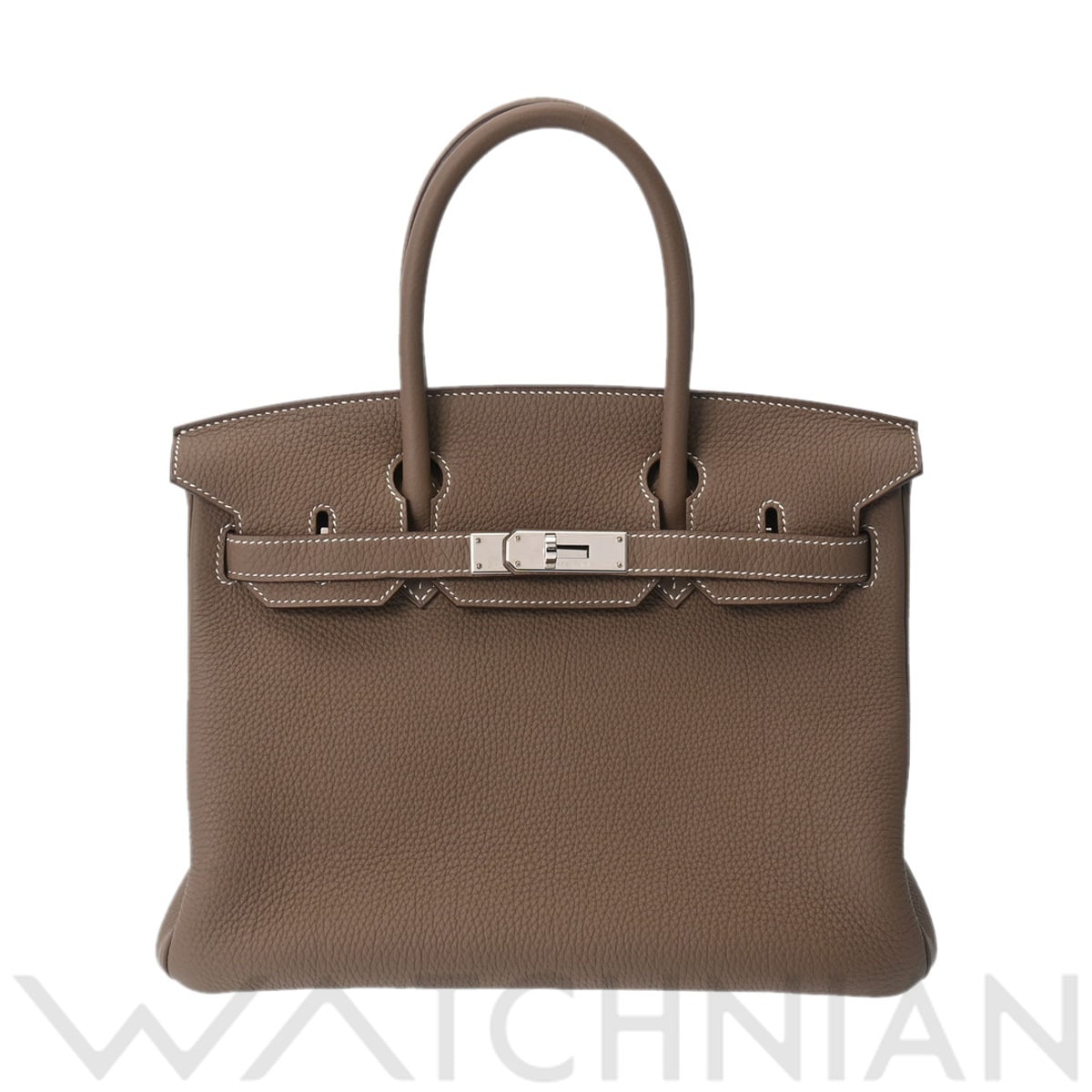 エルメス バーキン 30 エトゥープ/パラジウム金具 トゴ レディース バッグ 【中古】【bag】