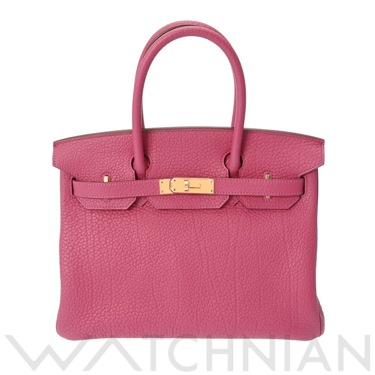 エルメス バーキン 30 ルビー/ゴールド金具 フィヨルド レディース バッグ 【中古】【bag】
