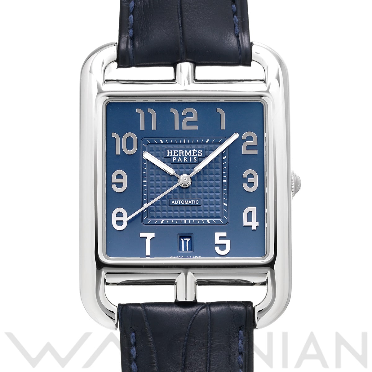 エルメス ケープコッド CD7.810c ブルー メンズ 時計 【中古】【wristwatch】