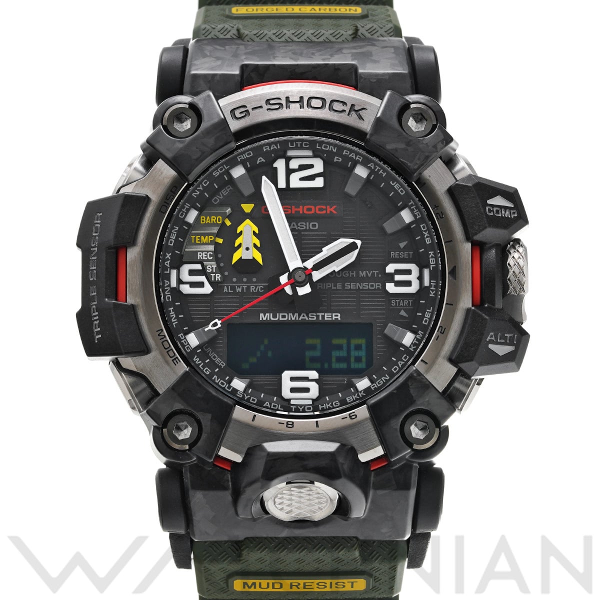 カシオ G-SHOCK マッドマスター GWG-2000-1A3JF グレー メンズ 時計 【中古】【wristwatch】