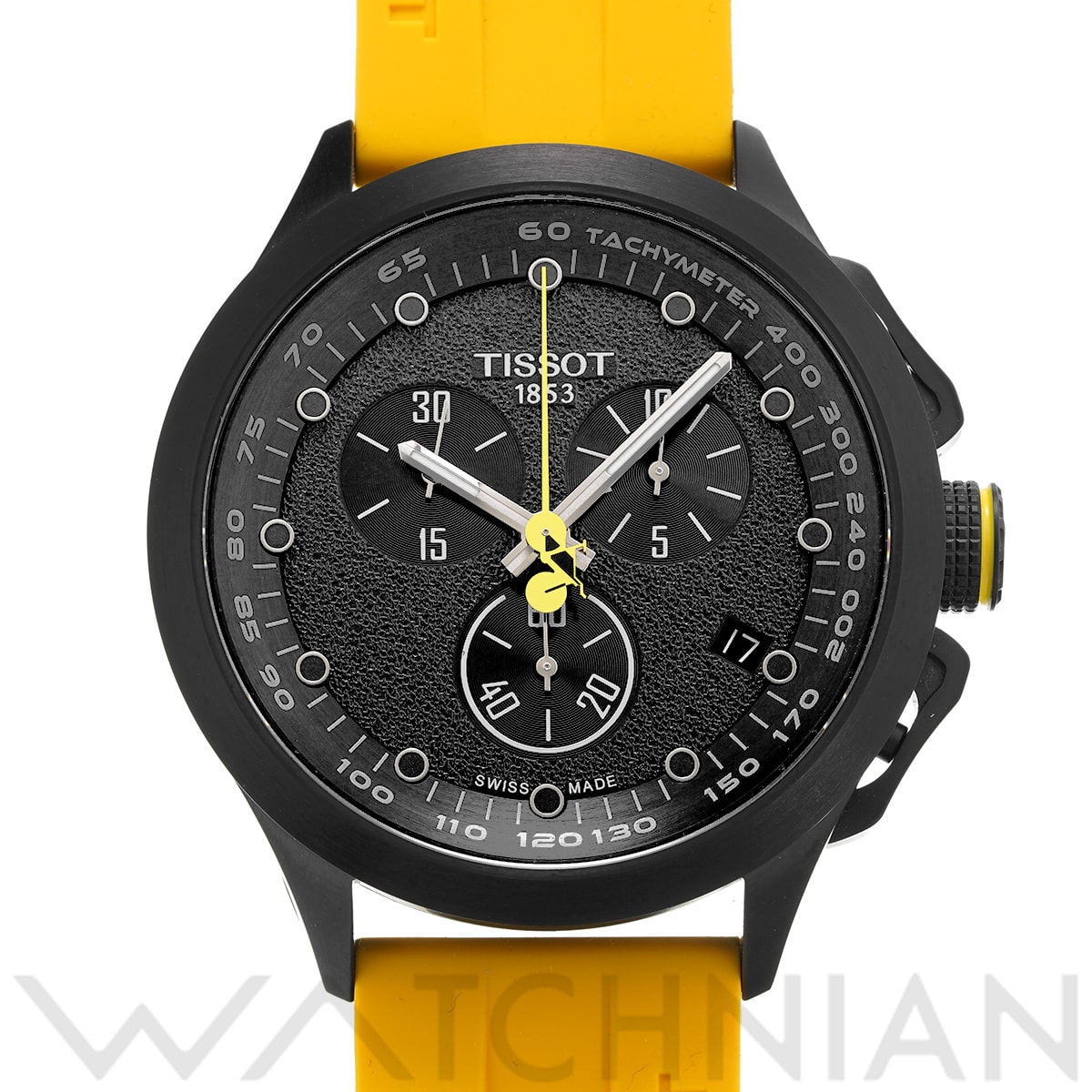 ティソ T-レース サイクリング ツール・ド・フランス 2023 T135.417.37.051.05 ブラック メンズ 時計 【中古】【wristwatch】