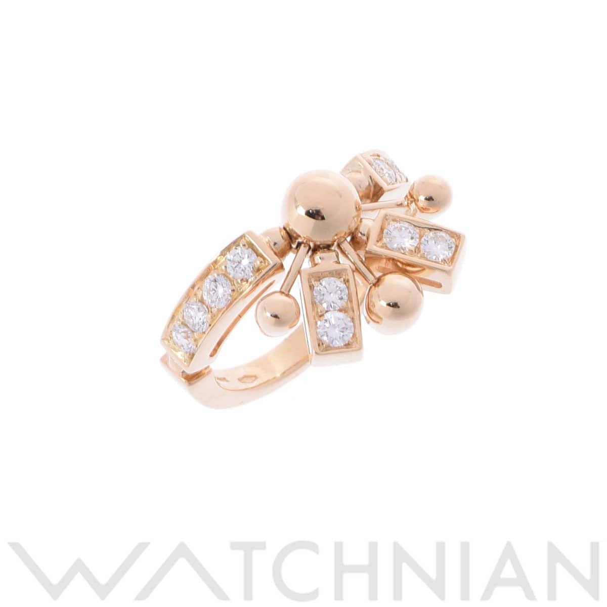 ブルガリ アストラーレファイヤーワークスリング　＃49　ダイヤ ゴールド K18イエローゴールド YG レディース ジュエリー 【中古】【jewelry】