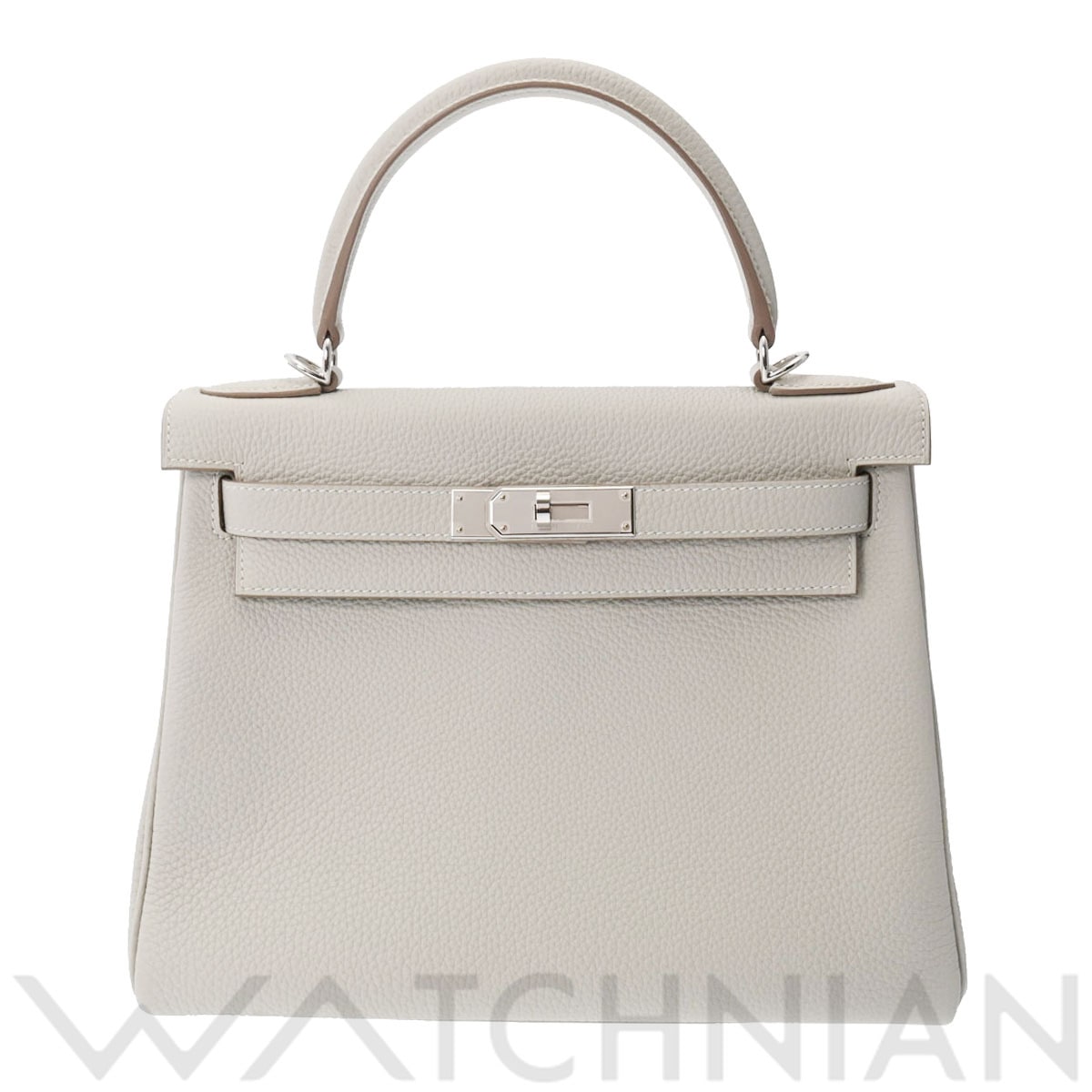 エルメス ケリー 28 内縫い 2WAY パールグレー/パラジウム金具 トゴ レディース バッグ 【未使用】【bag】