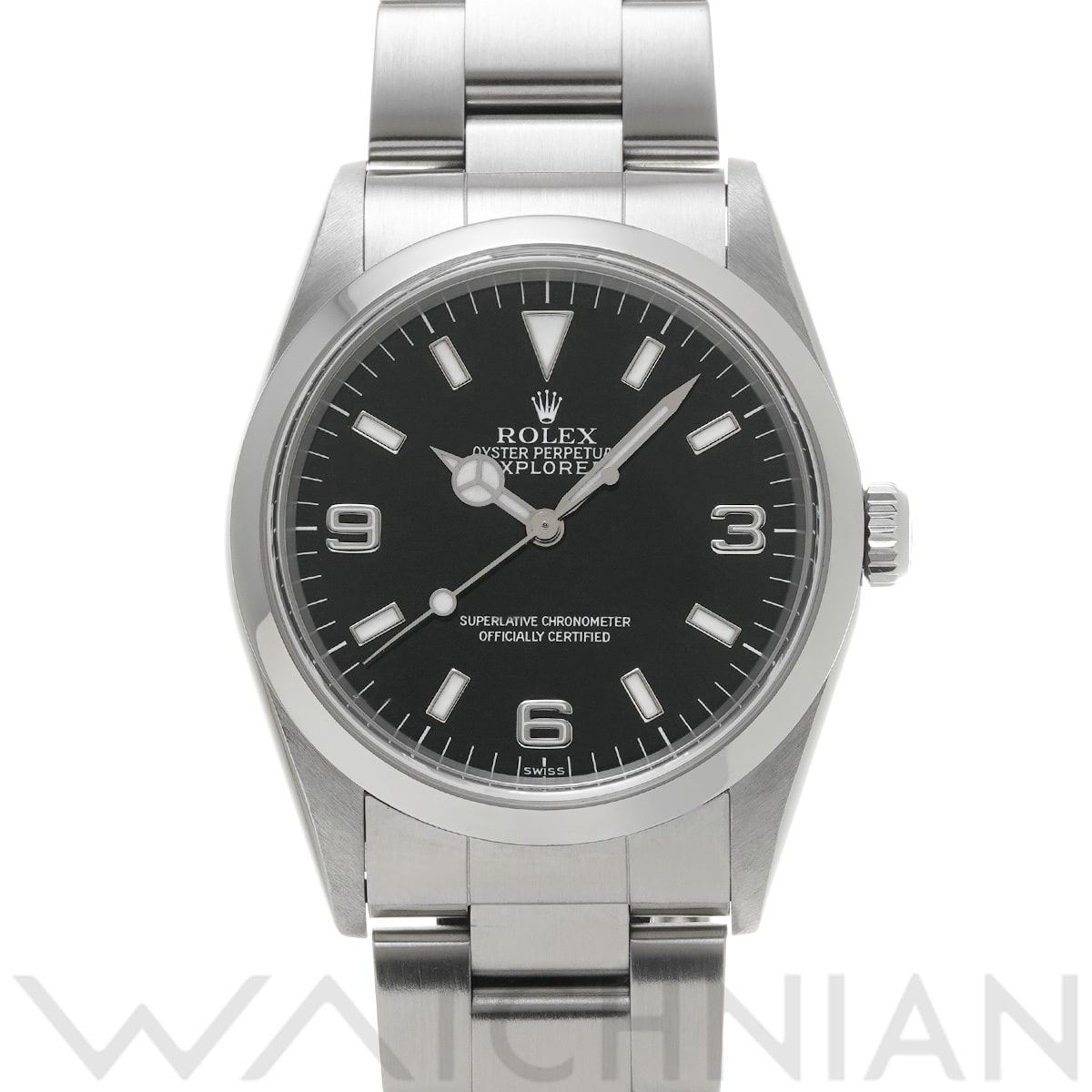 ロレックス エクスプローラー 14270 ブラック メンズ 時計 【中古】【wristwatch】