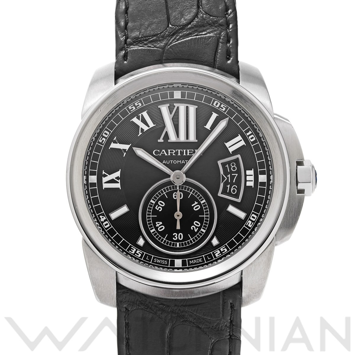 カルティエ カリブル ドゥ カルティエ W7100041 ブラック メンズ 時計 【中古】【wristwatch】
