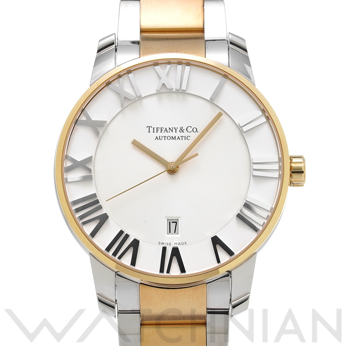ティファニー アトラス ドーム Z1810.68.15A21A00A シルバー メンズ 時計 【中古】【wristwatch】