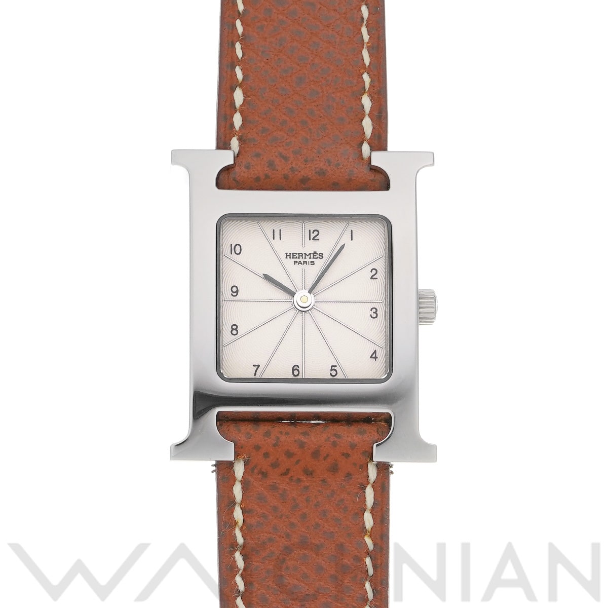 エルメス Hウォッチ HH1.210.260/SNT シルバー レディース 時計 【中古】【wristwatch】