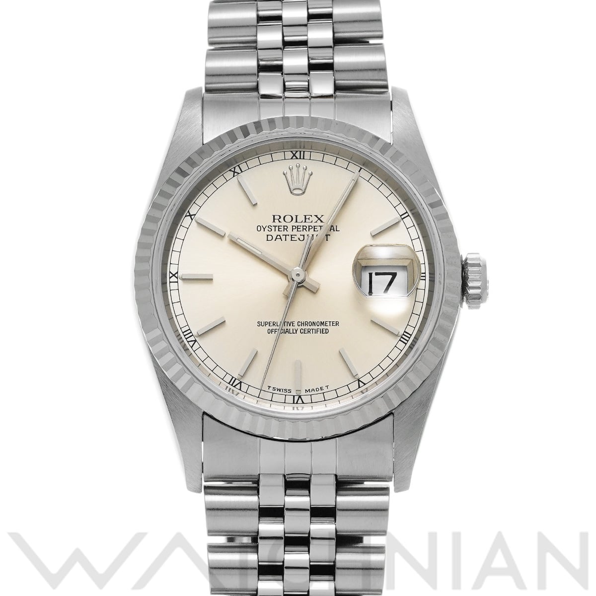 ロレックス デイトジャスト 16234 シルバー メンズ 時計 【中古】【wristwatch】