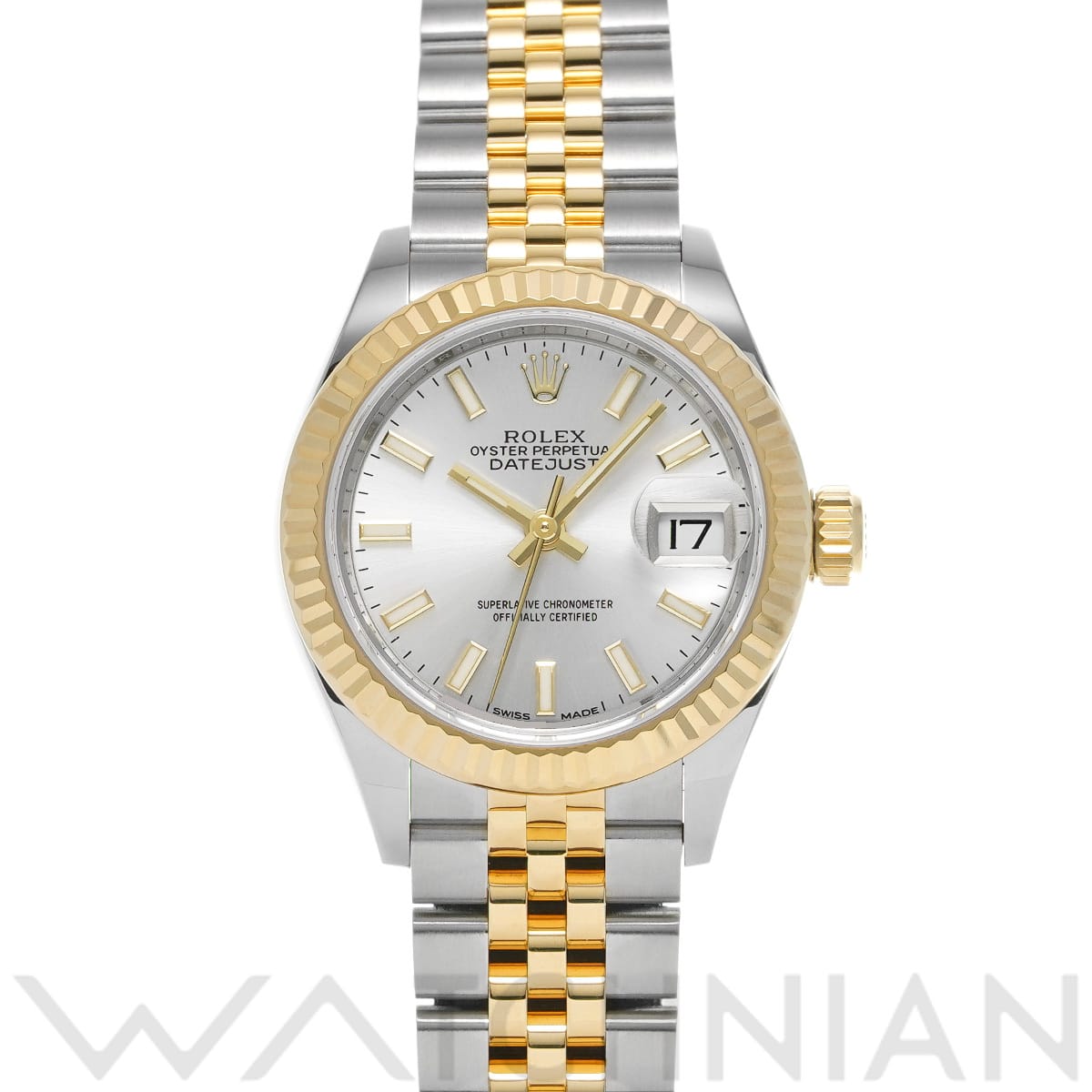 ロレックス レディ デイトジャスト 28 279173 シルバー レディース 時計 【中古】【wristwatch】