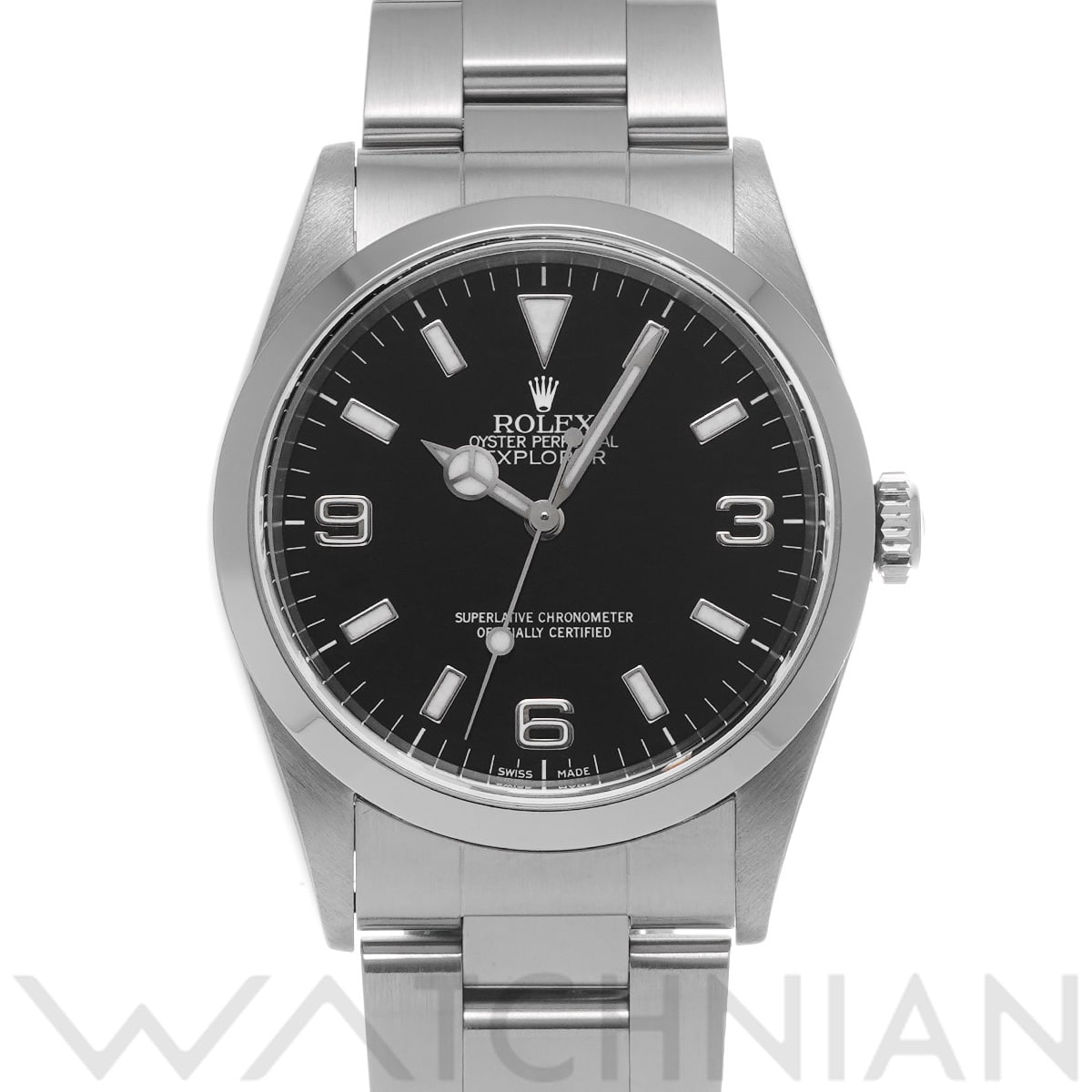 ロレックス エクスプローラー 14270 ブラック メンズ 時計 【中古】【wristwatch】