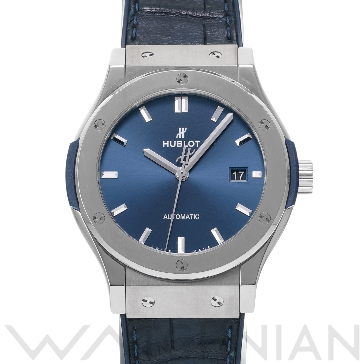ウブロ クラシックフュージョン チタニウム ブルー 542.NX.7170.LR ブルー メンズ 時計 【中古】【wristwatch】