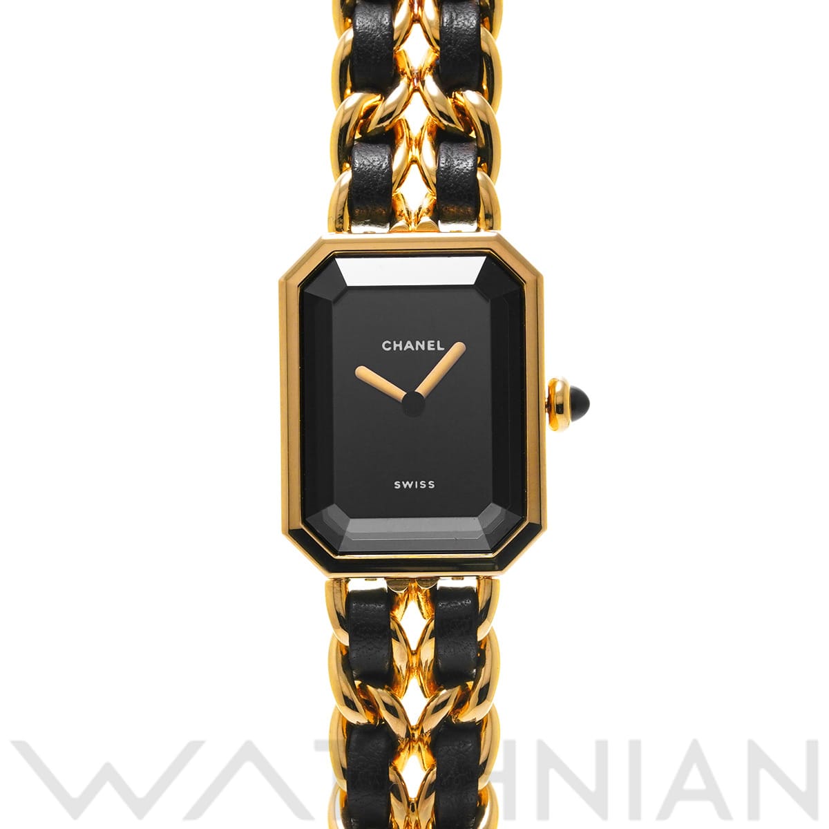 シャネル プルミエール XL H0001 ブラック レディース 時計 【中古】【wristwatch】