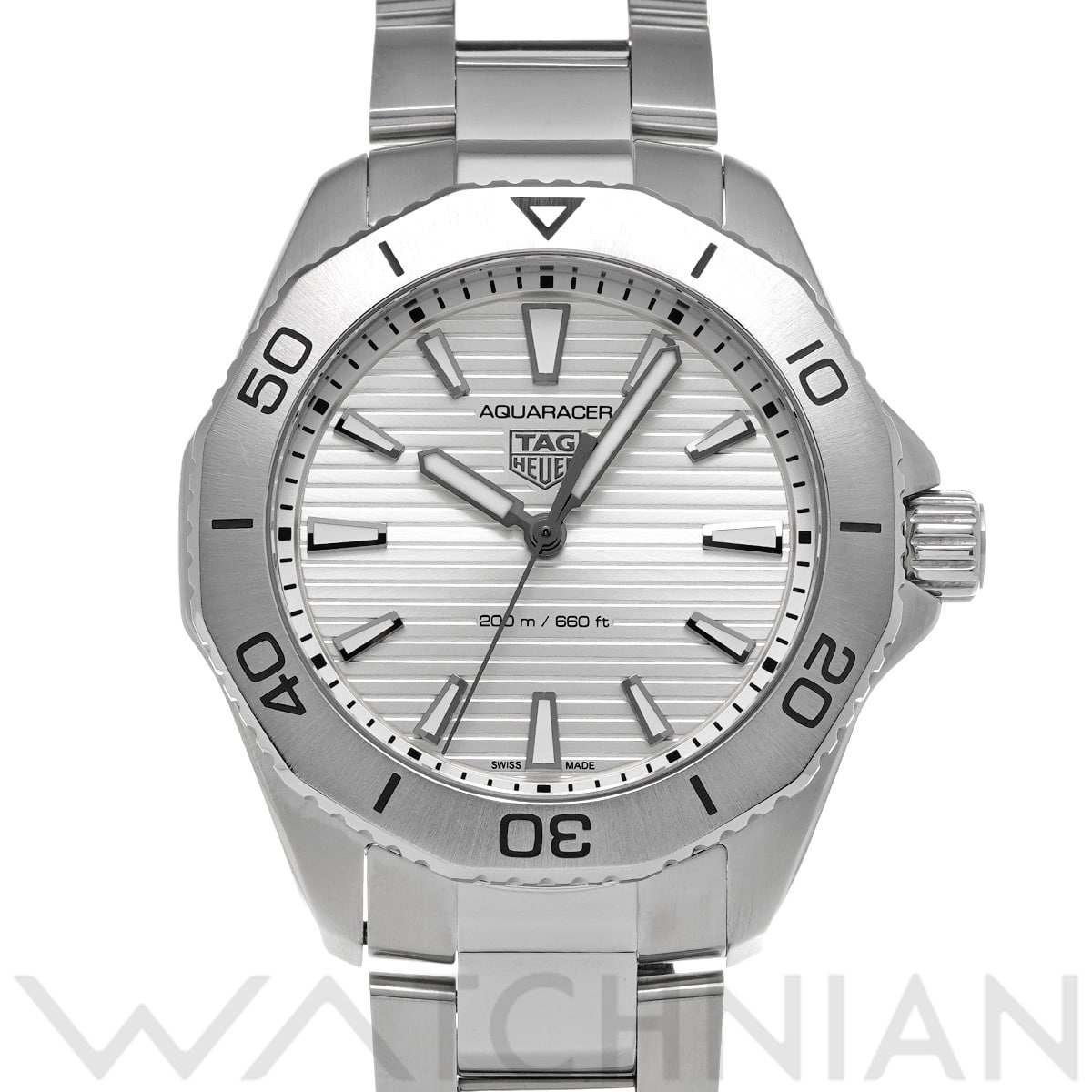 タグ ホイヤー アクアレーサー プロフェッショナル 200 クォーツ WBP1111.BA0627 シルバー メンズ 時計 【中古】【wristwatch】