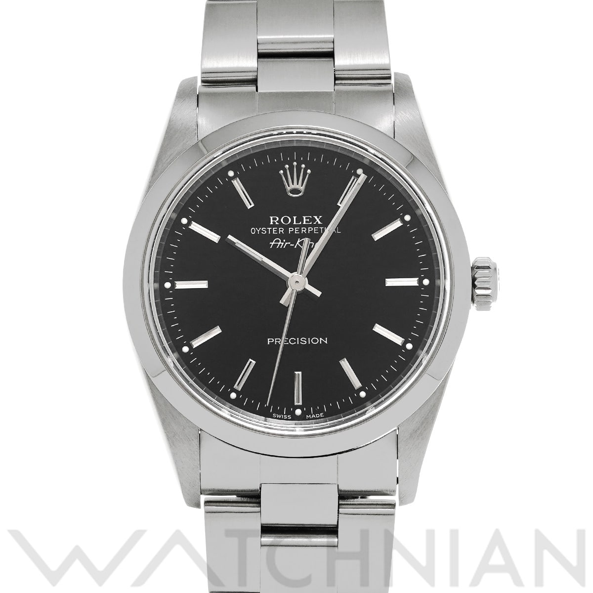 ロレックス エアキング 14000M ブラック メンズ 時計 【中古】【wristwatch】