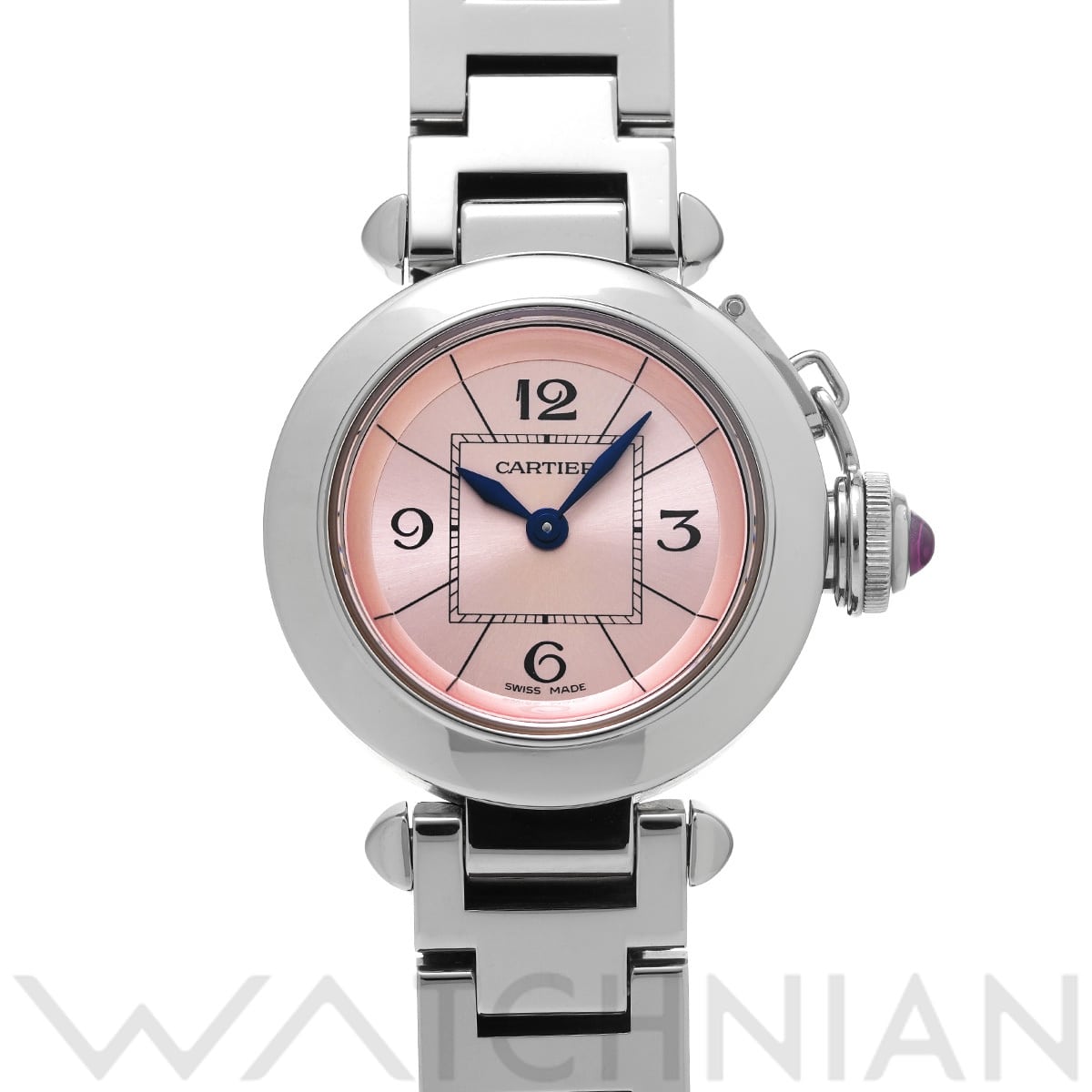 カルティエ ミスパシャ W3140008 ピンク レディース 時計 【中古】【wristwatch】